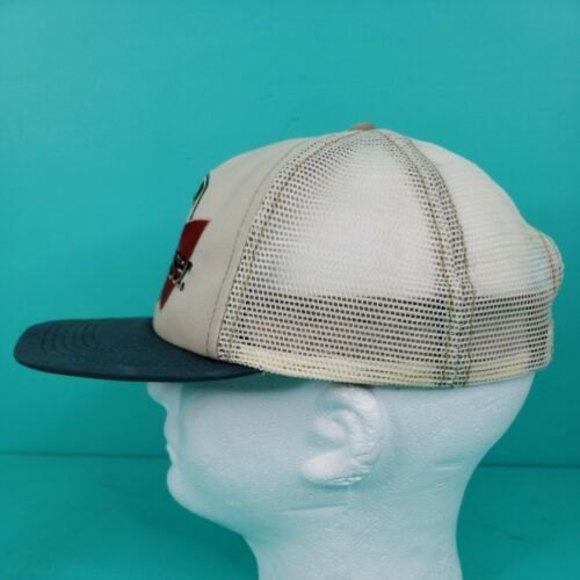 VTG Budweiser Bass Pro Angler Trucker Hat Mess snapback - Picture 5 of 10